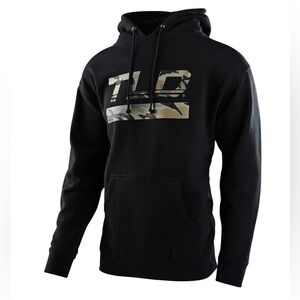 NEW WITH TAGS TROY LEE DESIGNS Black Camo Hoodie Racing Motocross Boy’s Large L
